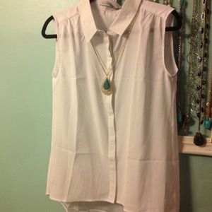 RESERVED FOR BRITTNAY120 Sleeveless white blouse