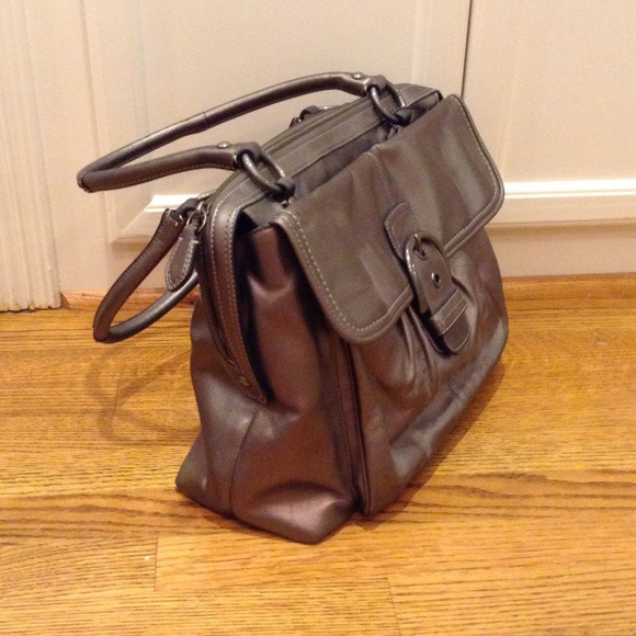 Sold in bundle NWOT Coach pewter satchel - Picture 2 of 4