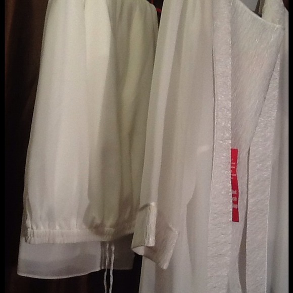 Cream pantsuit. Brand New.