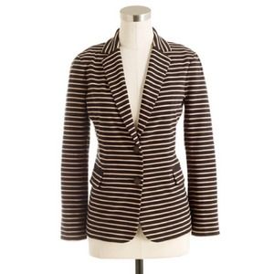 J Crew Medium Maritime Striped Blazer