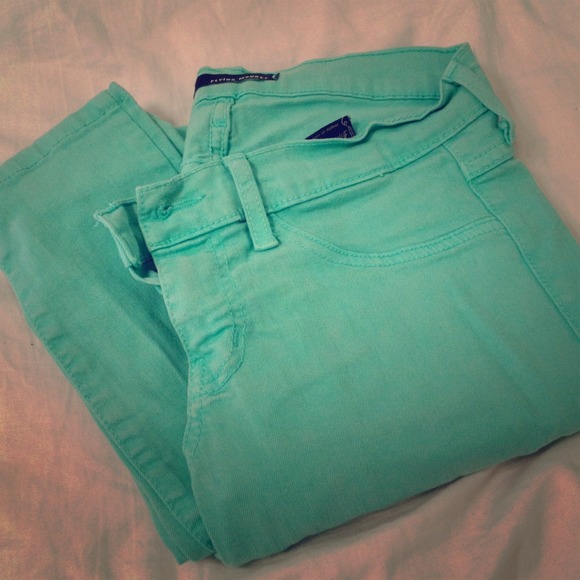 Mint Green Jeans - Picture 1 of 1