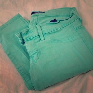 Mint Green Jeans