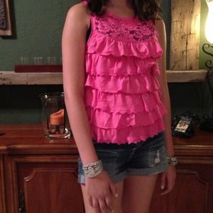 Abercrombie & Fitch pink tank