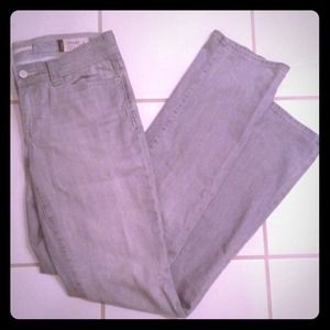 GAP Light Grey Straight Jeans, Women's 4