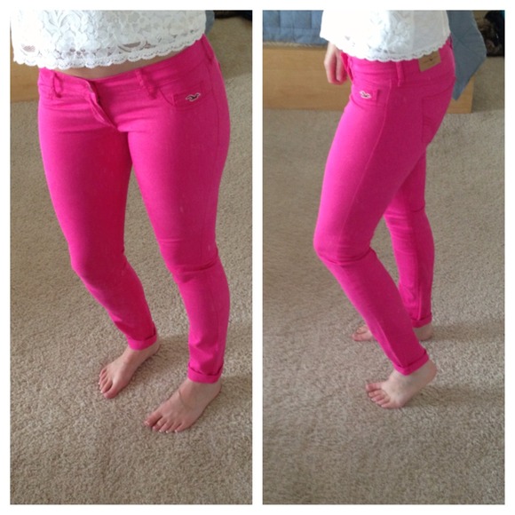 Hollister pink pants