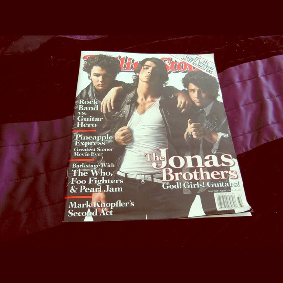 Jonas Brothers Rolling Stone Magazine 2008