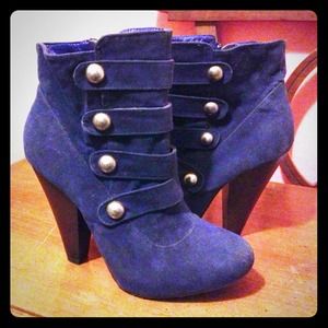 Suede Military Styled Booties