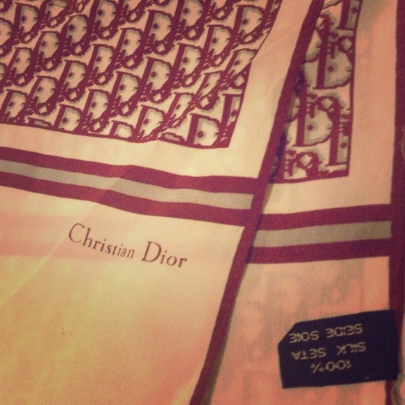 Silk Dior Neck Scarve
