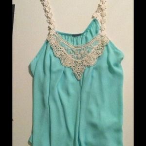 Charlotte Russe mint green top