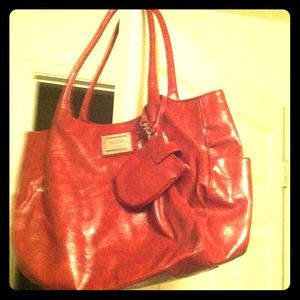 Beautiful Rich deep red Nicole Handbag