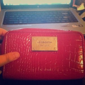 Liz Claiborne red wallet