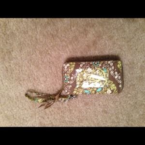 Vera Bradley all in one wristlet