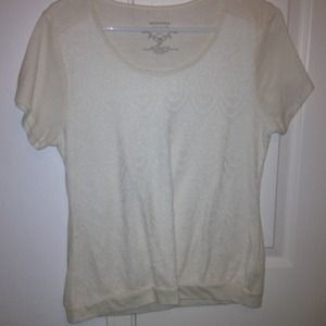 Super cute lace front top