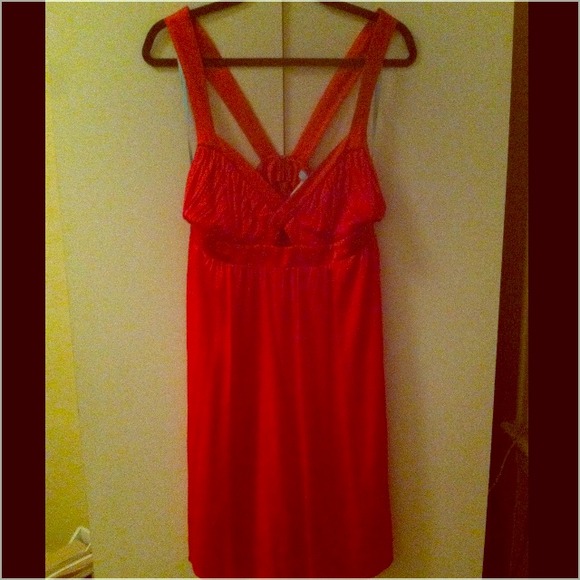 Orange Marciano dress