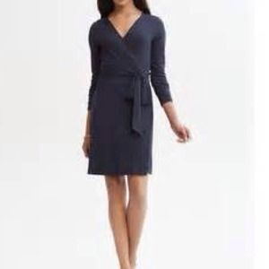 NWT Grey Banana Republic Gemma Wrap Dress