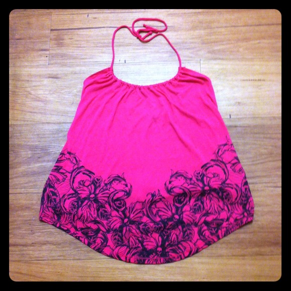 Fox Hot Pink Halter top - Picture 1 of 2