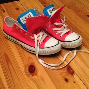 Converse All Stars - Size 8 W  Hot Pink and blue