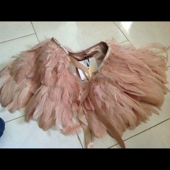 **Reserved for @gockyle**Asos nude feather cape.