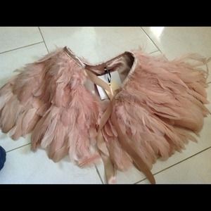 **Reserved for @gockyle**Asos nude feather cape.