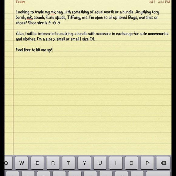 Trade mk monogram bag!!! Worth 228!