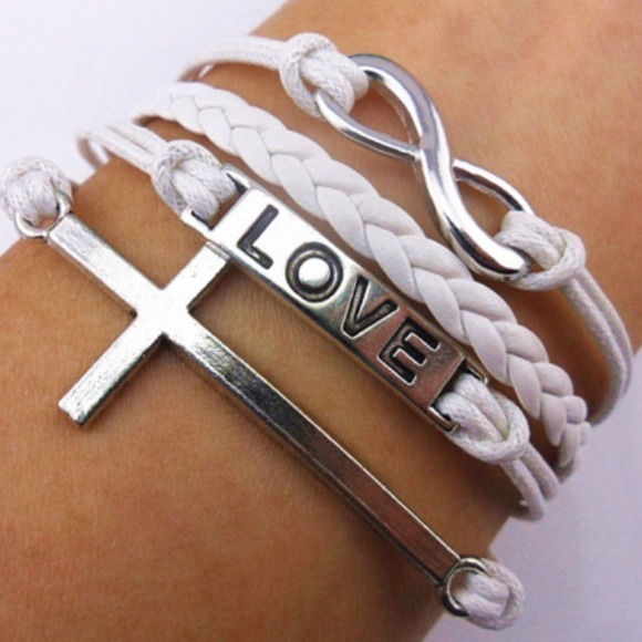 Jewelry - Love Infinity Cross Bracelet Set