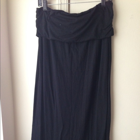 Black maxi skirt