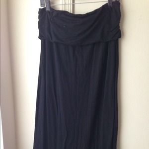 Black maxi skirt