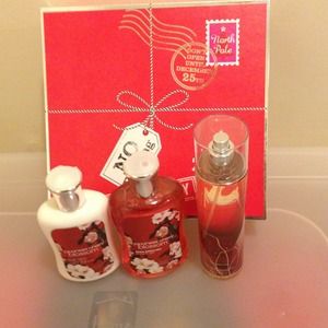 Japanese cherry blossom bath set