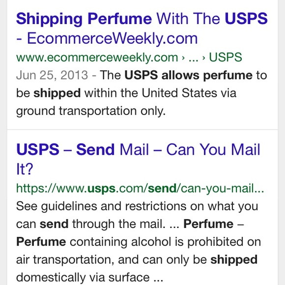 PERFUMES can't be shipped..unless ground mail.. - Picture 3 of 4