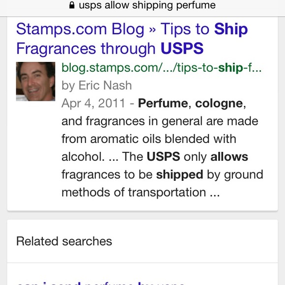 PERFUMES can't be shipped..unless ground mail.. - Picture 4 of 4