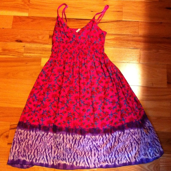 Tea length sun dress