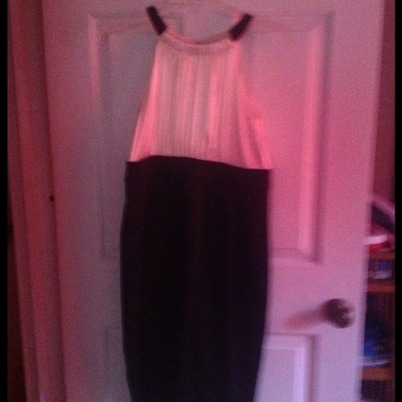 Black and white dress