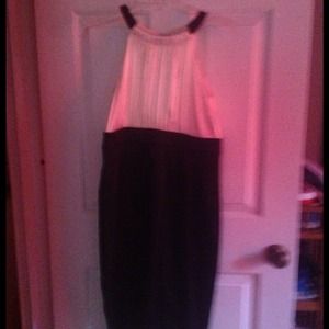 Black and white dress