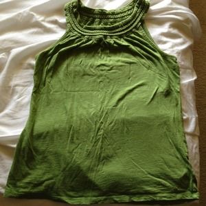 Green sleeveless top