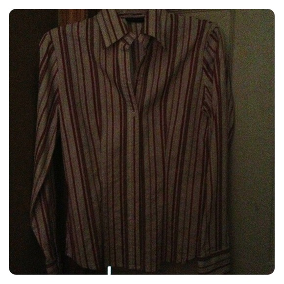 Stripped button down top! - Picture 1 of 2