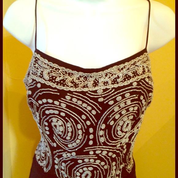 EXQUISITELY BEADED TOP