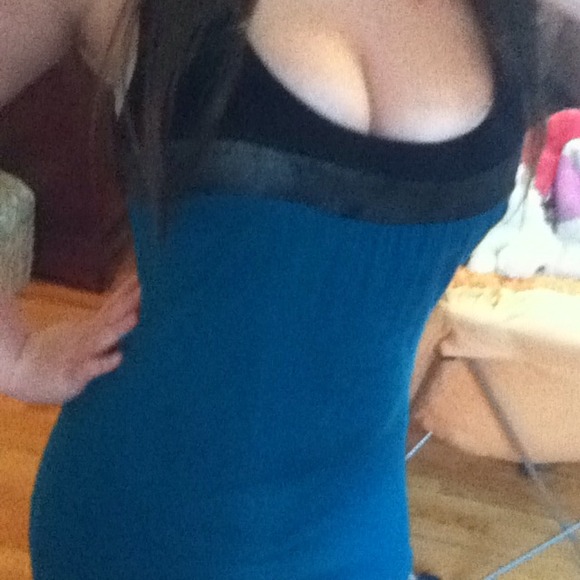 Turquoise short dress