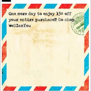 Go shop WeGlamYou.bigcartel.com use code july15