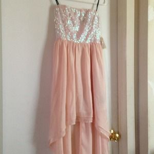 Strapless Dress - Short in Front, Long in Back