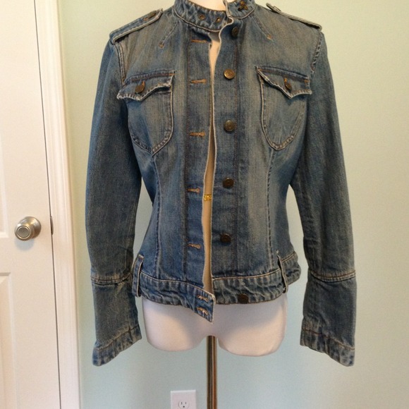 Denim Military Jacket