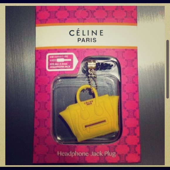 !Headphone jack / keychain Yellow $13 or 2for $20