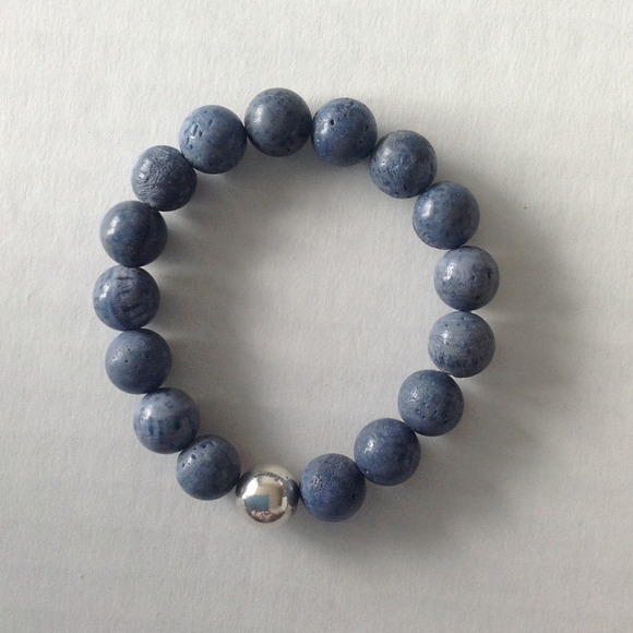 Blue Faux Coral Bracelet - Picture 1 of 1