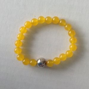 Citrine Bead Bracelet