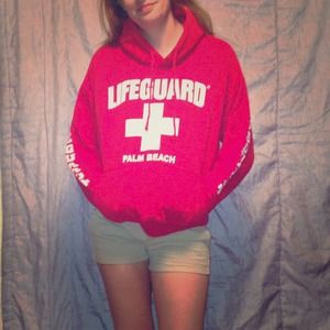 Palm beach life guard hoodie!