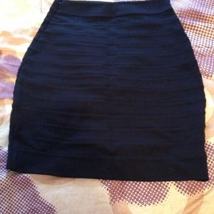 Cute Express Black Bandage Skirt