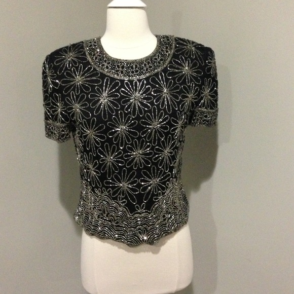 Adrianna Papell Tops - Vintage beaded top