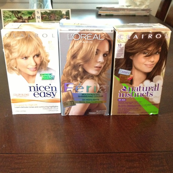 3 Haircoloring kits