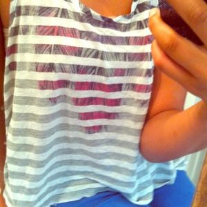 A high low crop top