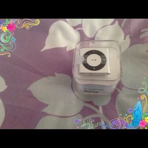 The incredibly small,wearable music player.