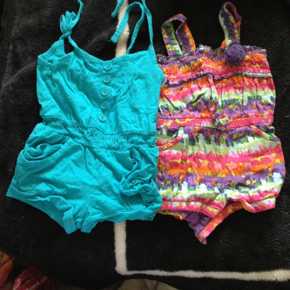 Girls rompers